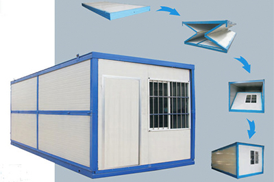 Foldable container house for sales