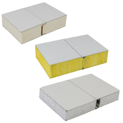 Various type of sandwich panels for wall