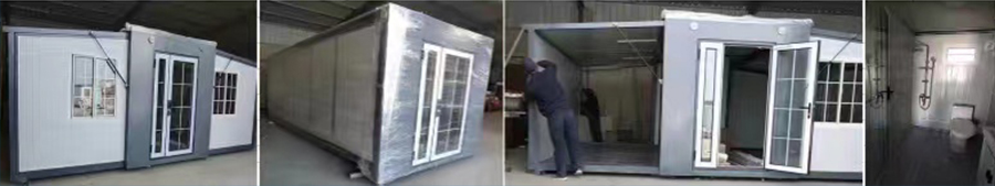 packing of expandable container houses