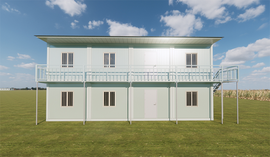 Flat Container House