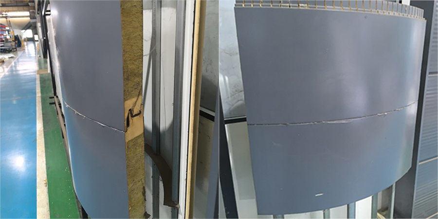 Curved Sandwich Panels