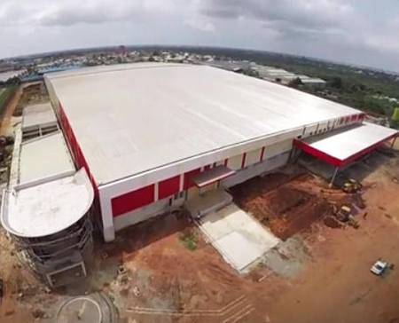 Steel structure building in Strongpack Nigeria