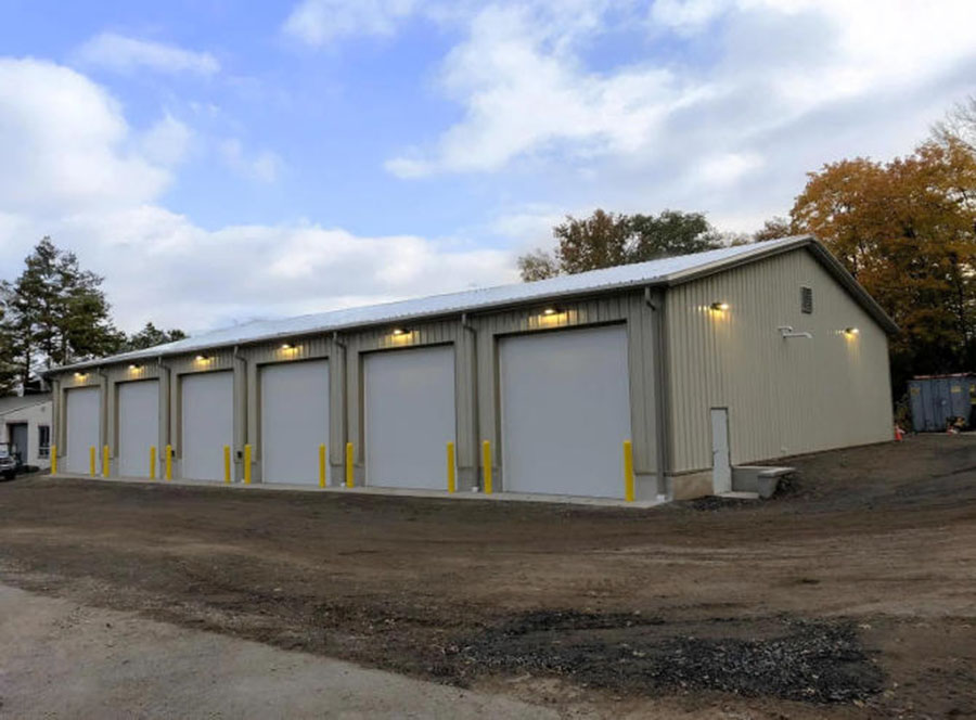 Prefabricated metal garages