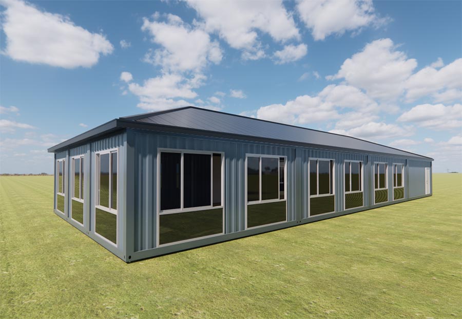 Detachable Container House for Restaurant and Toilet