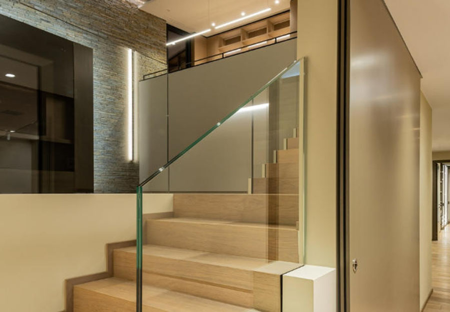 The interior of light steel villa