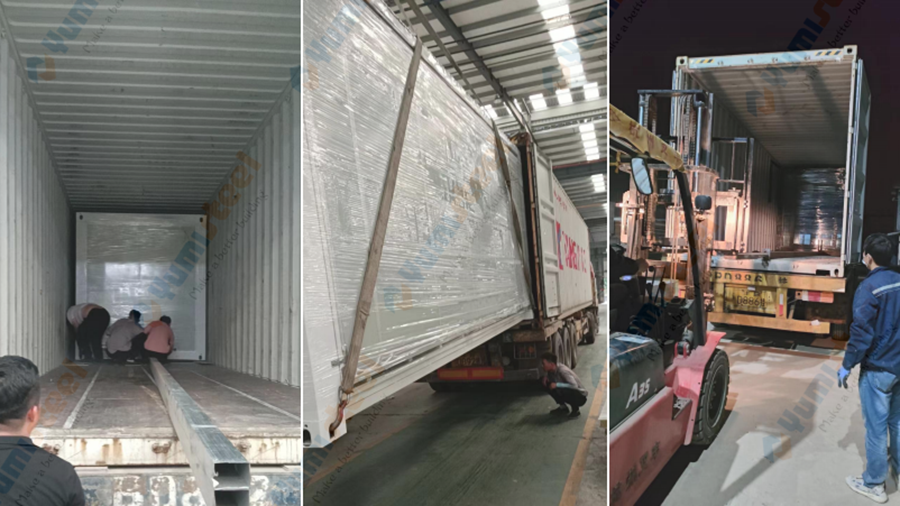 Container house packing