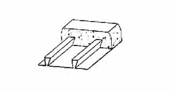 Narrow-mouth floor decking
