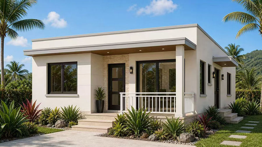 Light steel villa