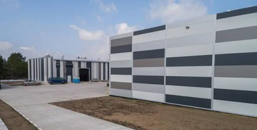 Wall sandwich panels building