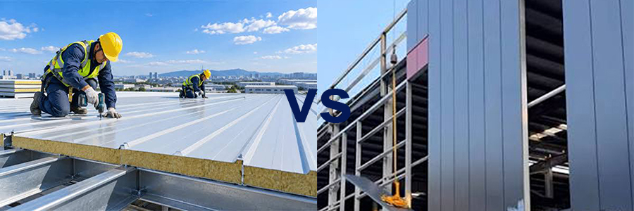 PU Sandwich Panel vs Rock Wool Sandwich Panel