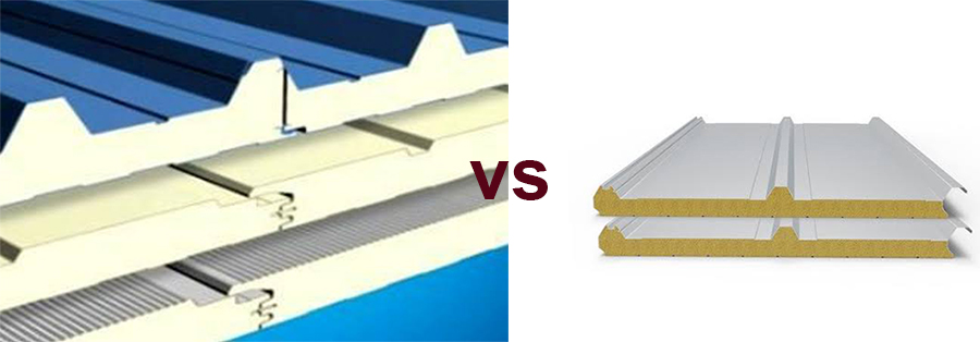 PU Sandwich Panel vs Rock Wool Sandwich Panel