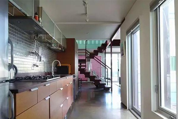kitchen of container house