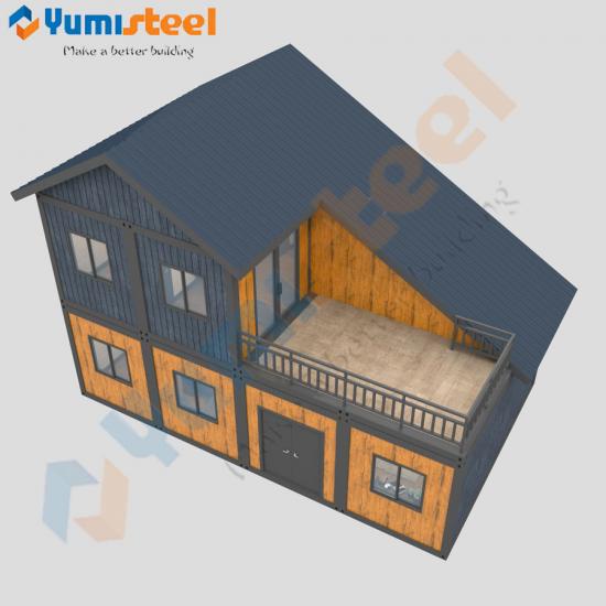 Large comfort container house for couple