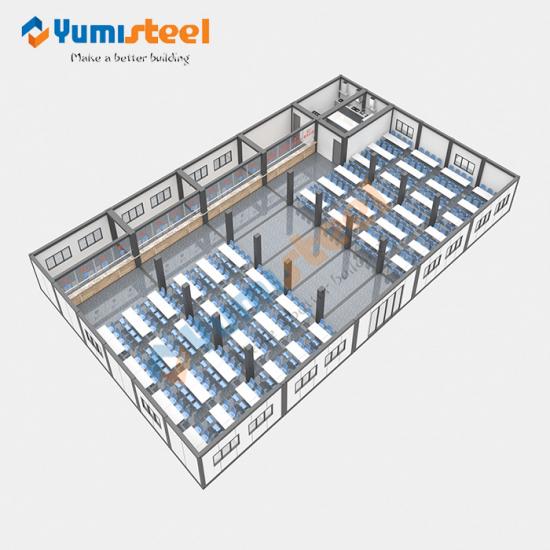 easy install steel frame canteen