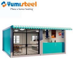 Casa contenedor desmontable de paquete plano
