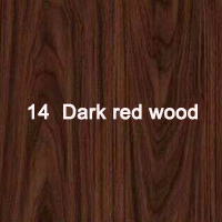 14  Dark red wood