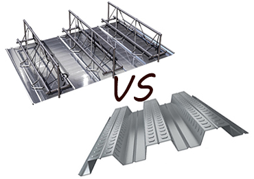¿Cuál es la diferencia entre el piso de metal y el techo de metal?